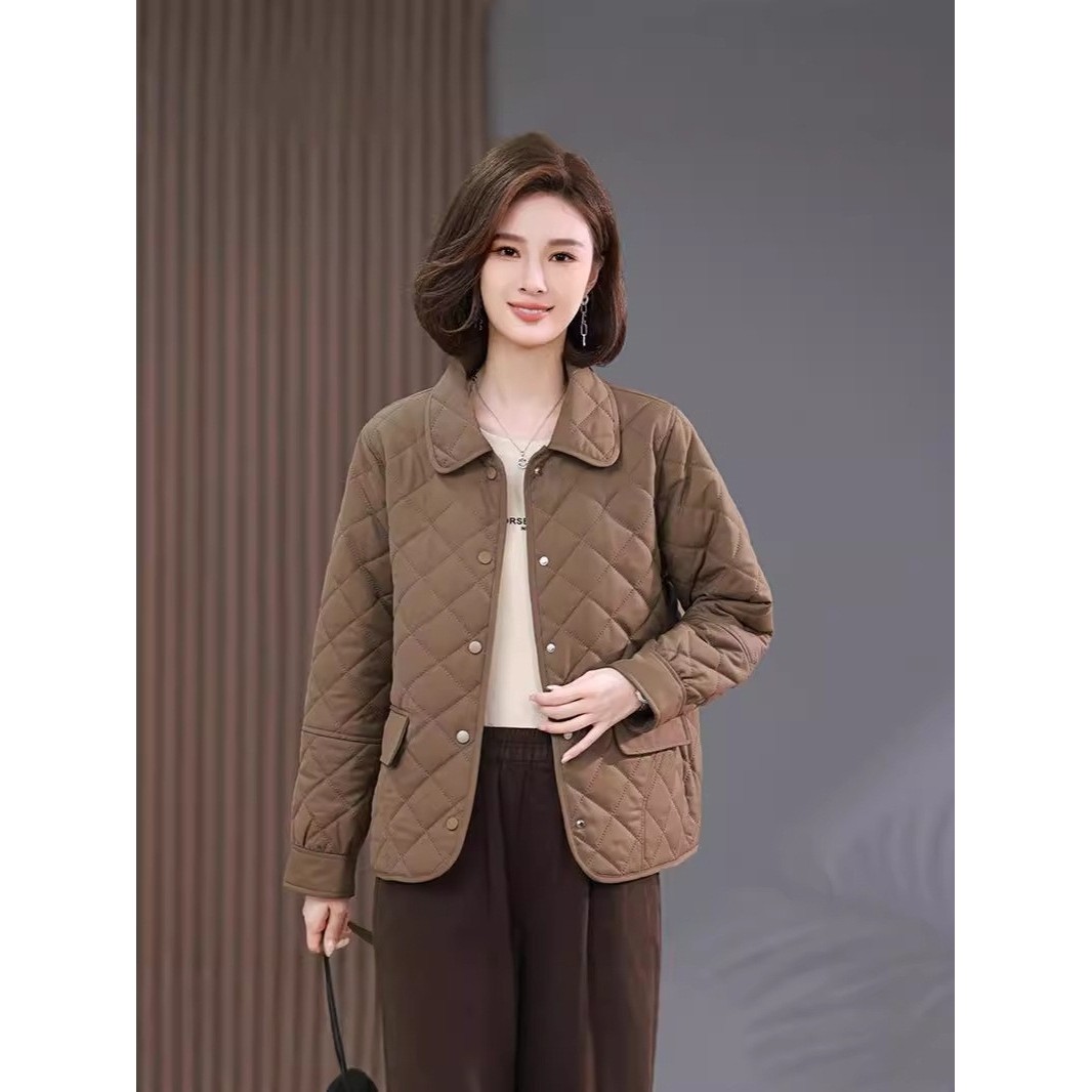 官网女装夏易菲薄款棉服女2026秋冬新款短款时尚小个子妈妈轻薄菱,女装/女士精品,羽绒服,淘宝优惠券,粉丝福利购,淘宝优惠卷