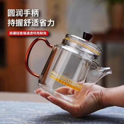 耐高温高硼硅玻璃茶壶