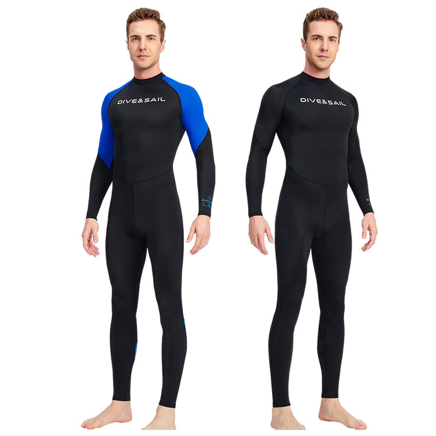 新款防晒速干长袖长裤潜水服男士大码游泳衣连体防水母浮潜冲浪薄