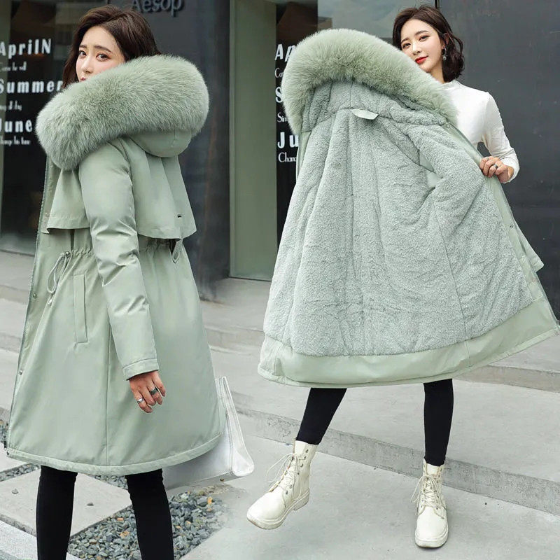 2022 NEW WINTER JACKET WOMEN PARKAS WARM CASUAL PARKA CLOTHE