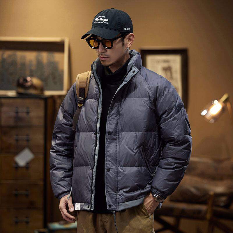 宽松羽绒服保暖大码休闲百搭立领