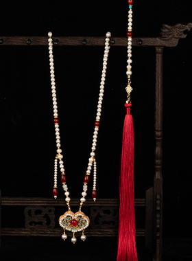 羿墨云心简约日常超仙珍珠软璎珞