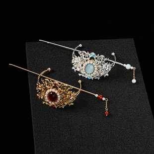 发冠古风马面裙男生古风发冠大直径汉服高马尾发冠古风高马尾头饰