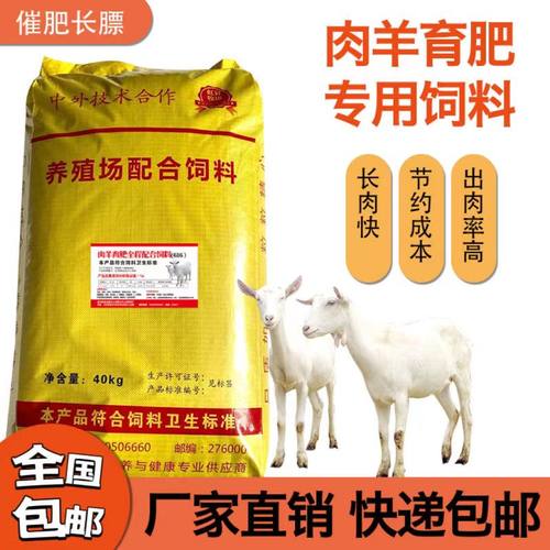 肉羊育肥饲料羊羔母羊精补料80斤