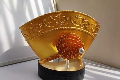 古风原创打印树脂材质汉服配饰