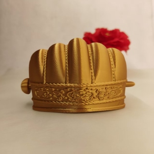 良造坊 五梁冠发冠簪子 小冠百搭 配饰束发 明冠 3D打印 男女发饰