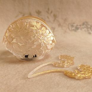 良造坊 3D打印宋冠 镂空团冠汉服配饰 宋制新娘发饰头饰 大头妆造