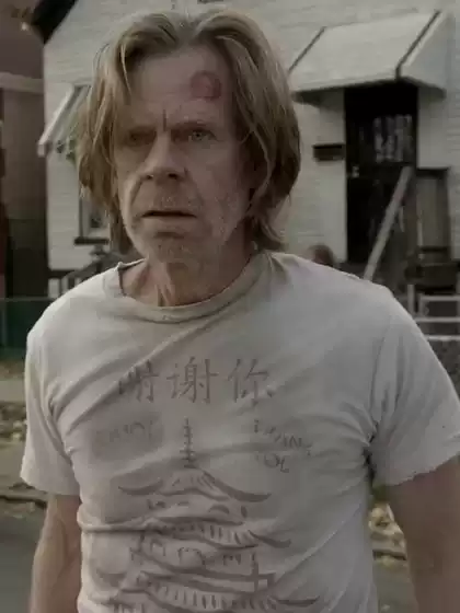 The Shameless: Frank (Old Frank) Same Style Thank You Printed Short-Sleeve T-Shirt Clothing Cultural Shirt