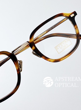 EYEVAN7285日本进口板材手作眼镜框β钛芯镜腿复古皇冠眼镜架779