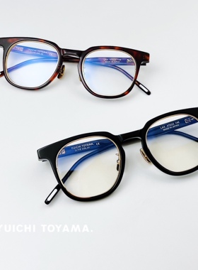 YUICHI TOYAMA外山雄一日本进口板材手作复古方形眼镜框U-115