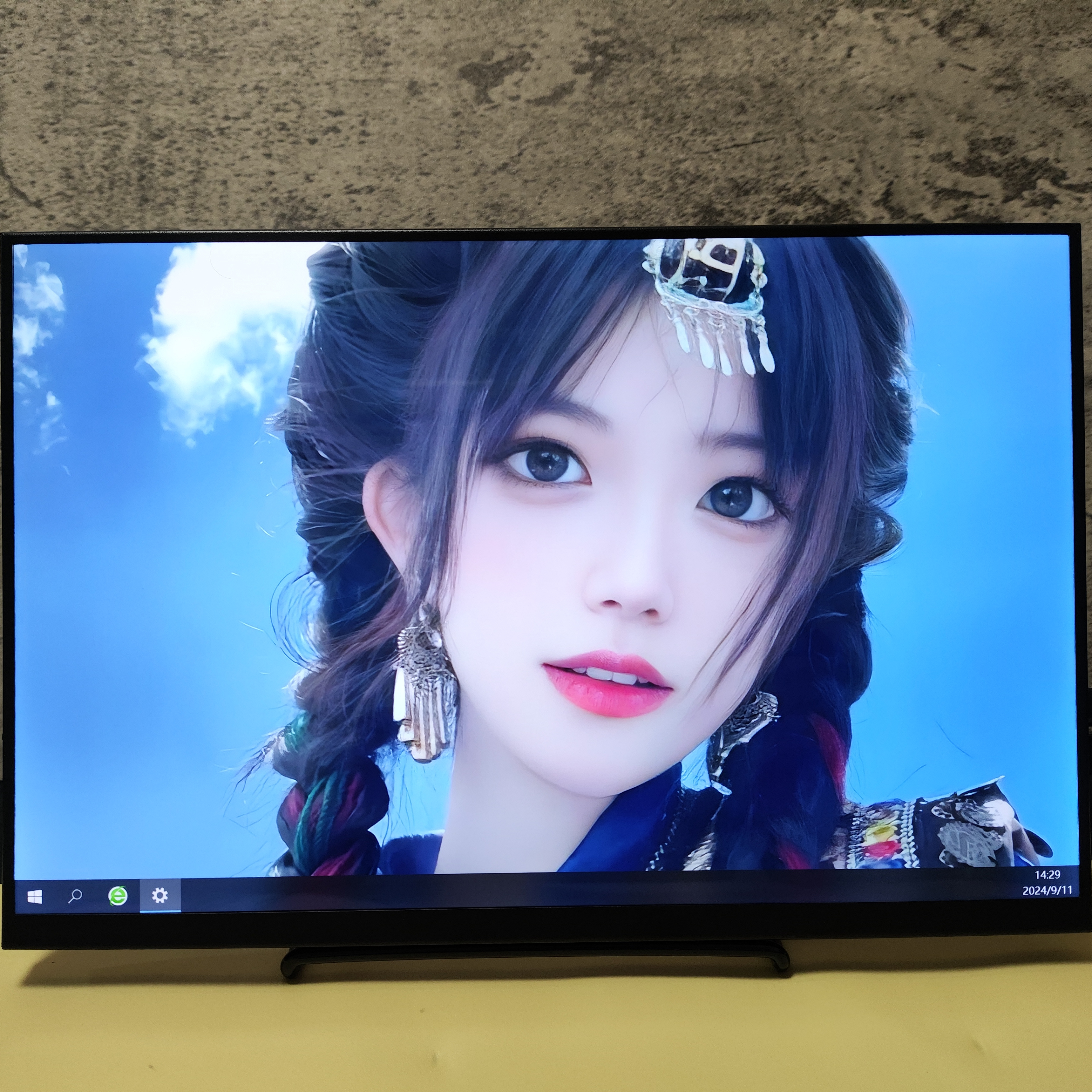 14寸 2K 超清 便携屏 一线通 微边框 全视角 100%色域 显示器副屏