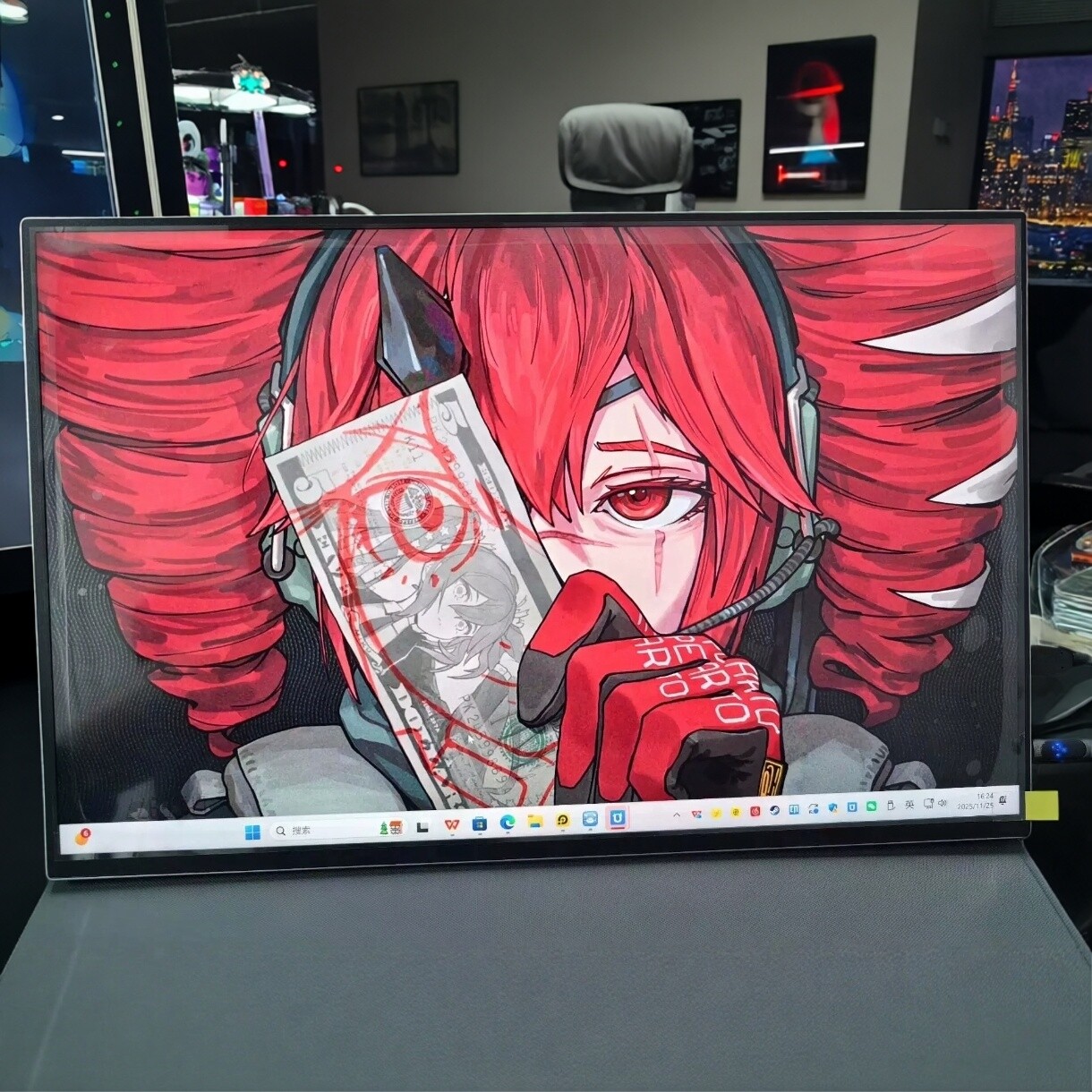 18寸4K120Hz灵刃18便携屏CNC外壳
