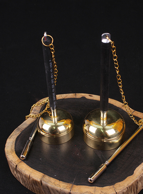 法器引磬铜罄居家摆件法师打击乐器清脆悦耳法会寺庙直杆伸缩引庆