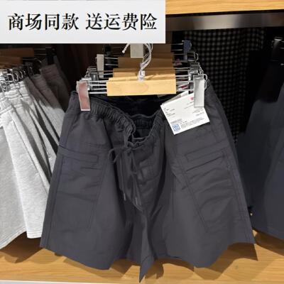 26春夏新款女装 休闲松紧腰吸湿速干薄款运动短裤/裤子 484598