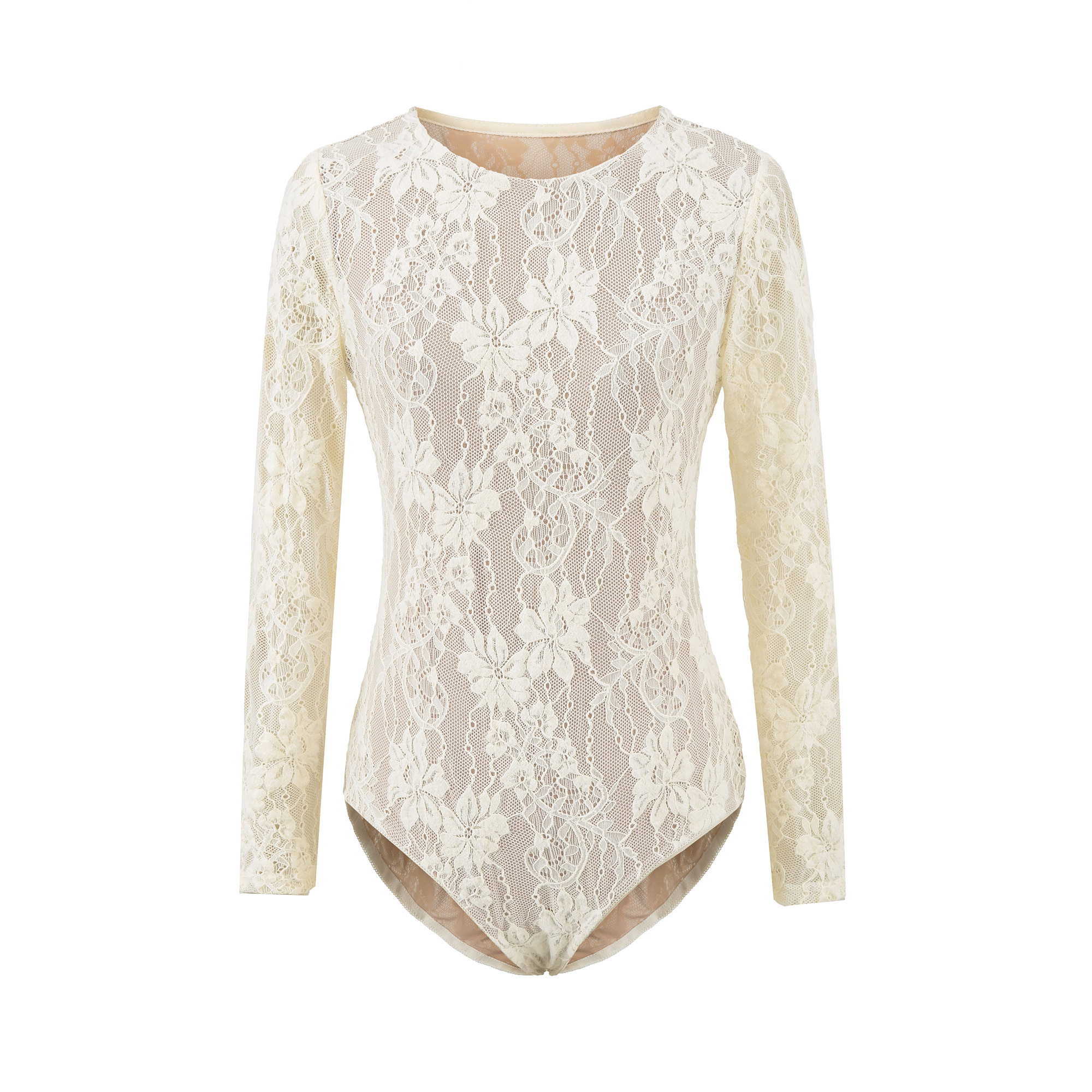 包邮法式辣妹双层浮雕钩花圆领蕾丝长袖连体衣女性感收腰打底衣,女装/女士精品,连体衣/裤,淘宝优惠券,粉丝福利购,淘宝优惠卷