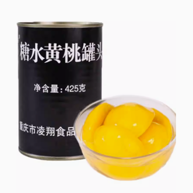 黄桃罐头/酸甜可口/甜而不腻/脆而不糯