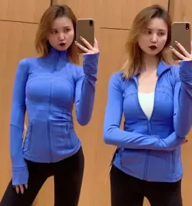 uarun瑜伽外套立领夹克高端运动上衣健身外套跑步紧身瑜伽服女