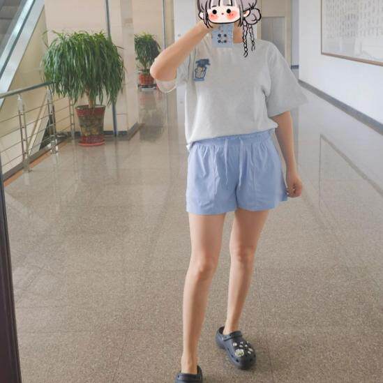 女士运动休闲短裤 提臀带口袋瑜伽裤速干健身跑步锦伦中裤内长4
