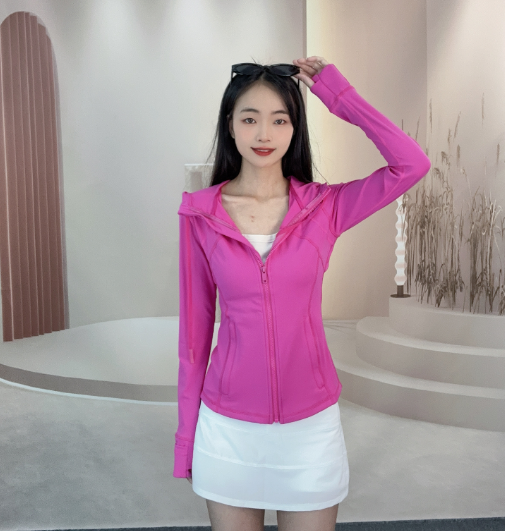 运动瑜伽外套连帽女 跑步训练紧身瑜伽服长袖拉链开衫健身上衣,运动/瑜伽/健身/球迷用品,瑜伽外套,淘宝优惠券,粉丝福利购,淘宝优惠卷
