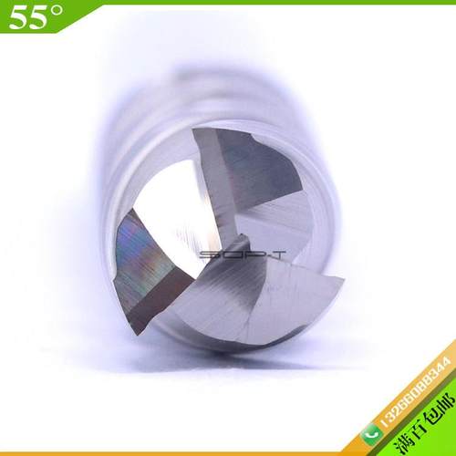 D10/10.5/11.5/12/13/14/15/16/18/20mm3刃钨钢合金铝用平底铣刀