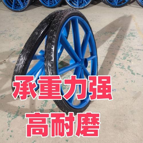 工地斗车实心轮胎子手推车斗车建筑工地加重工地斗车轮子实心轮胎