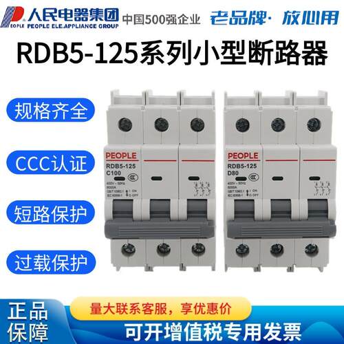 人民电器RDB5-125小型断路器