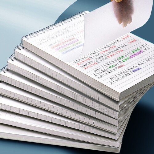 上翻线圈本方格简约笔记本子