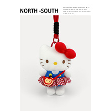 正版hellokitty三丽鸥包包挂件kt猫毛绒公仔钥匙扣书包挂饰玩偶女