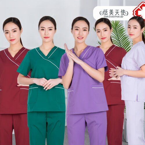 TIANMEITIANSI/恬美天使洗手衣套装短袖高端医生刷手服美容工作服
