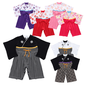 日系出口婴幼儿造型民族爬服哈衣