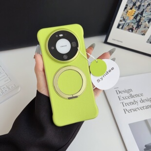 新款无边框适用于华为mate80支架手机壳高级感散热mate60Pro贴皮纹情侣防摔mate70裸机手感mate80promax外壳