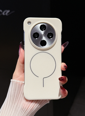 无边框荔枝皮纹适用于oppofindx8s手机壳磁吸半包findx8pro防摔保护套findx8UItra轻薄简约高级感x8s+情侣x8