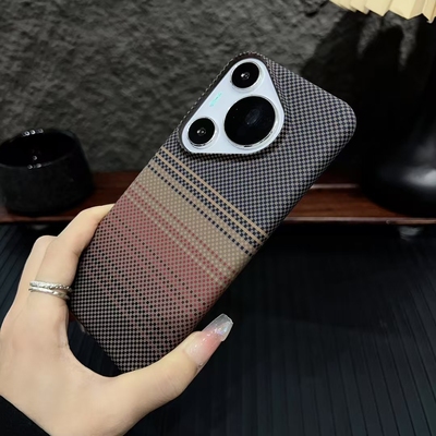 华为+pura70+PC+半包碳纤维纹