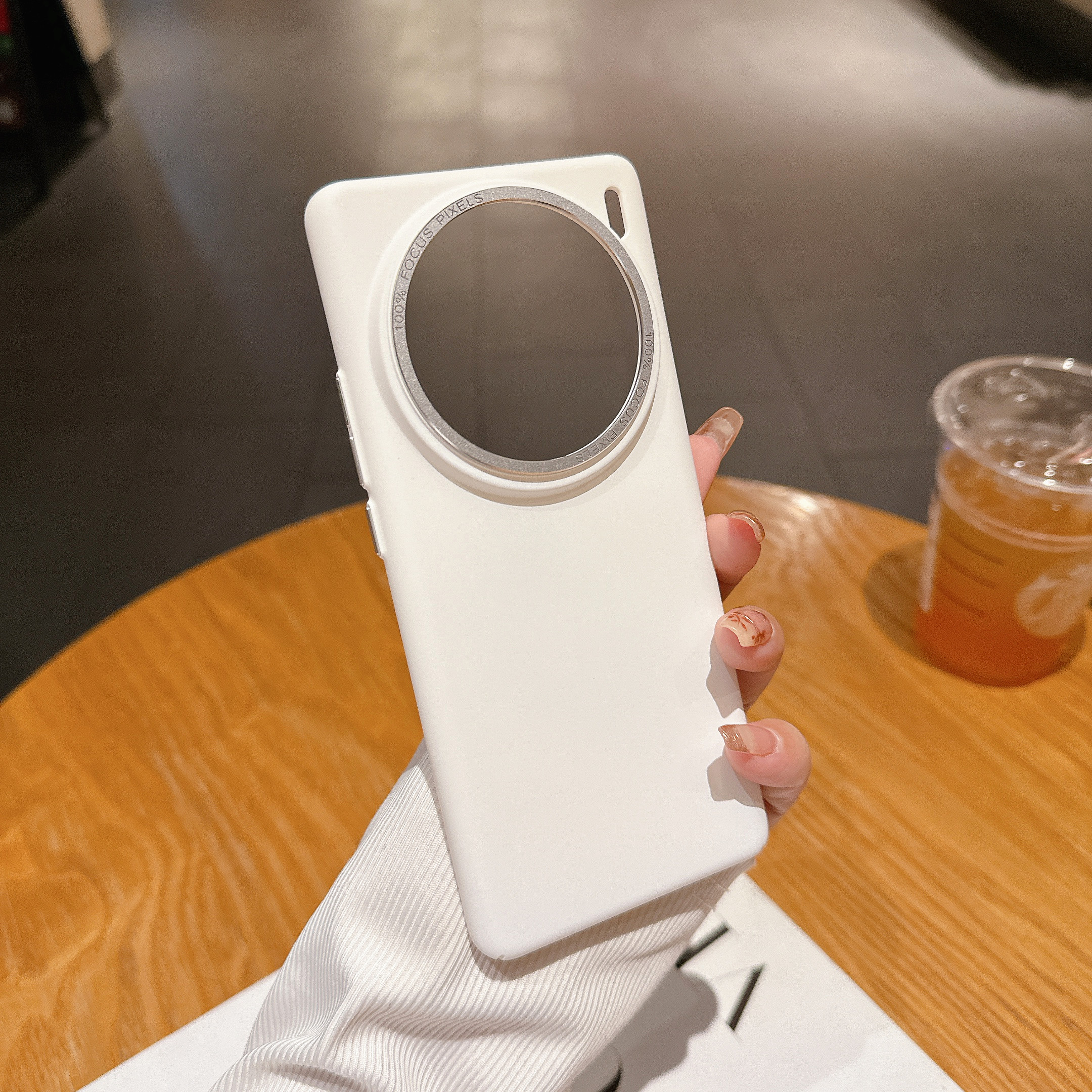 爆款金属镜框适用vivoX100手机壳X100Pro新款轻薄硬壳创意肤感保护套X100Por全包边防摔纯色简约高级感男女