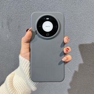 适用华为mate80pro手机壳液态硅胶Mate80新款高级感保护套mate80promax男女简约纯色mate70pro防摔外壳60pro+