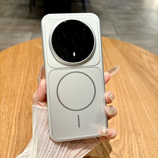 高级感时尚适用于荣耀magic8pro手机壳磁吸充电全包防摔荣耀magic8磨砂肤感创意时尚魔术8情侣手机保护套