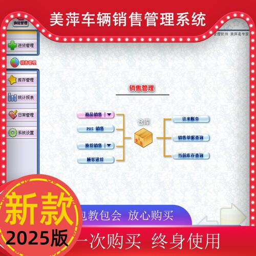 汽车配件管理系统美萍进销存
