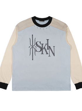 LANCER(兰寺) AW21 SKIN* by HOLYLANCE 肤感拼色印花宽松长袖T恤