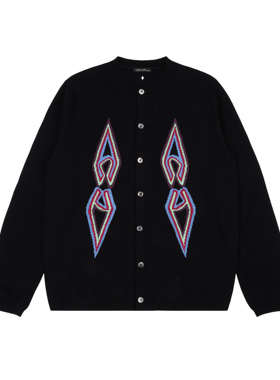 LANCER(兰寺) AW19 DéSORDRE SWEATER 色井图针织开衫