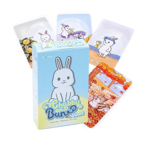 可爱胖乎乎兔子Chubby Bun 动物卡牌桌游