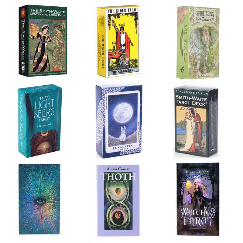 大卡韦特塔罗牌兔子棱镜透特光明先知灵魂之歌卡牌桌游