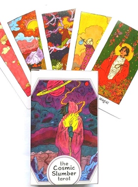 英文沉睡宇宙塔罗牌 The Cosmic Slumber Tarot卡牌桌游 包邮