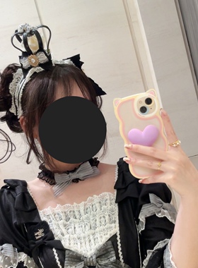 永恒蔷薇 原创设计 doll感迷你 皇冠 Lolita  搭配ah黑白丝绒蛋糕