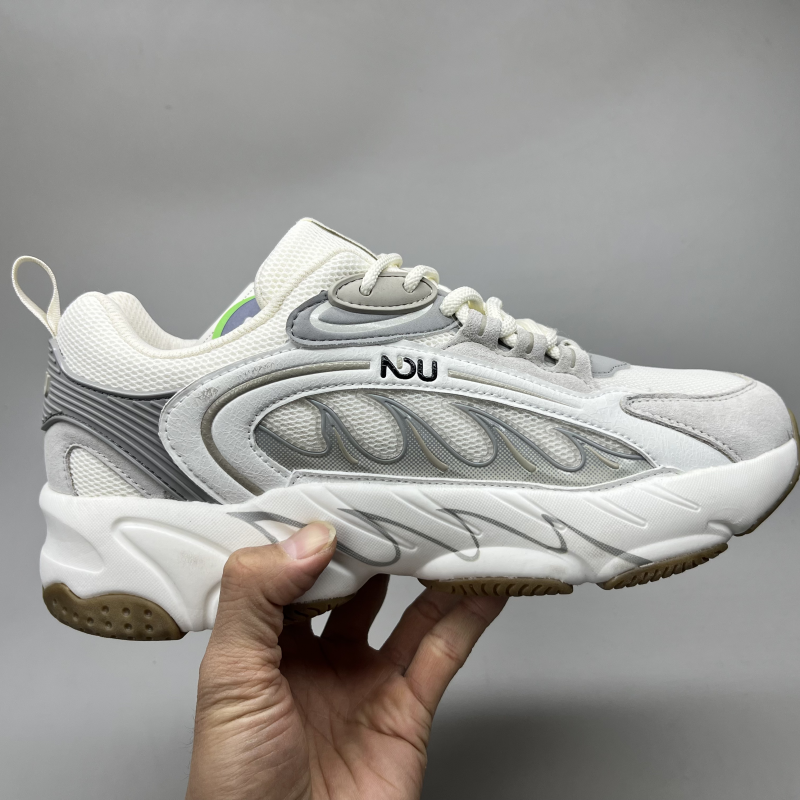 春秋季新款真皮拼接网布厚底时尚老爹鞋男鞋防滑耐磨休闲运动鞋潮,流行男鞋,老爹鞋,淘宝优惠券,粉丝福利购,淘宝优惠卷