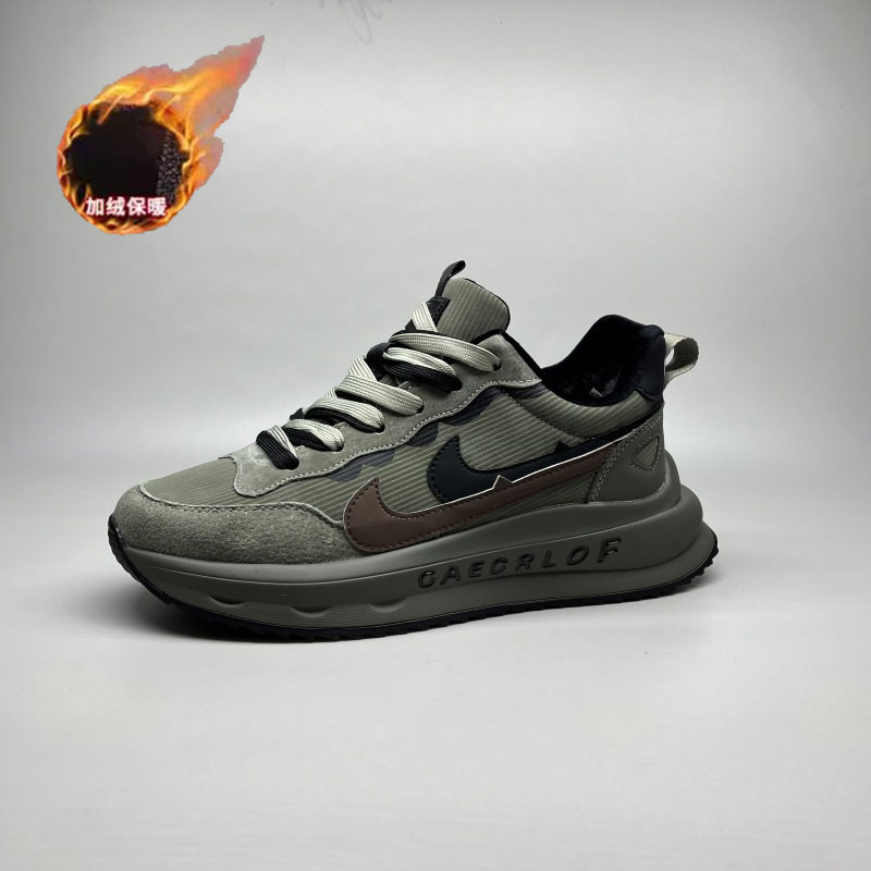 真皮拼接超纤皮加绒保暖新款