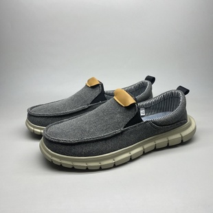 稀缺外贸出口休闲鞋男鞋轻便驾车鞋一脚蹬大码男鞋46码47码布鞋