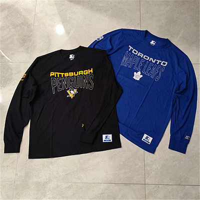 男士运动休闲刺绣印花长袖