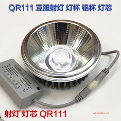 LED15W灯芯AR灯杯QR11107射灯杯泡颗粒直径111mm豆胆格栅光源220V