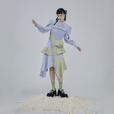 mildrate原创浪漫少女紫撞色