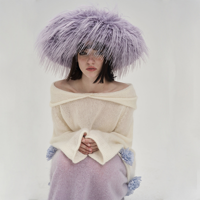 时髦精显脸小大檐帽MildRate